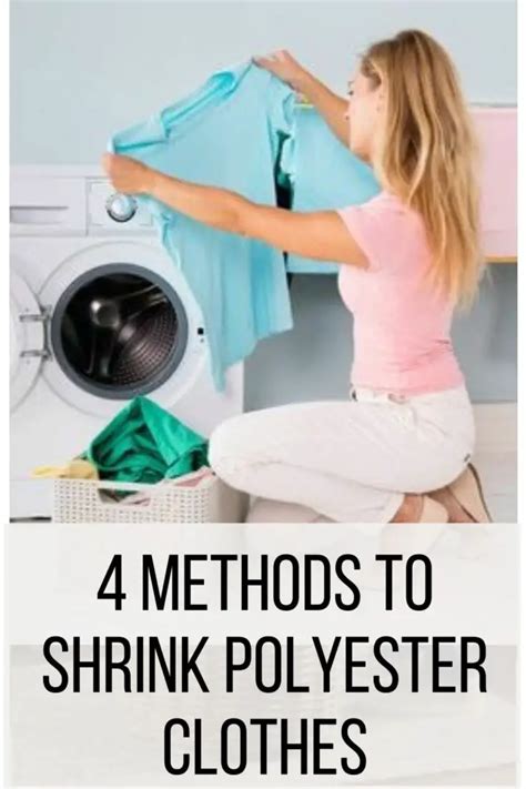 how to shrink polyester clothes.